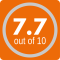 toegekende score 7.7